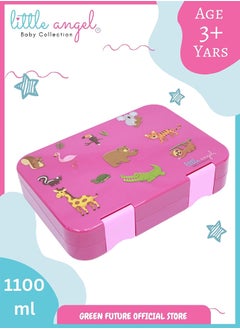 Little Angel Insulated Leakproof Bento Kids Lunch Box With 6 Compartments  - Image 1