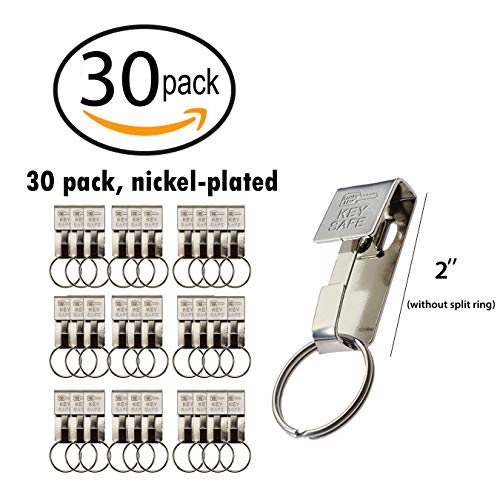 Lucky Line Key Safe Slip-On, 2” Wide Belt Key Ring - Heavy Duty Belt Key Clip, Key Chain, 30 per Bag - Image 4