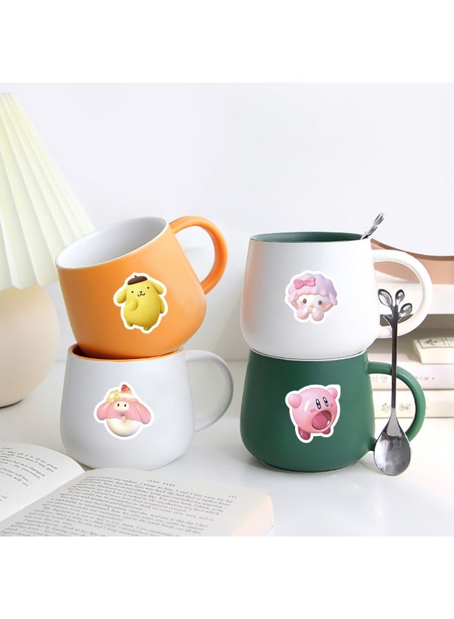 هاي هيلوك لطيف Sanrio Kids الكرتون ملصقا زجاجة ماء ، 100 قطعة من الفينيل للماء Kawaii ملصقات - Image 4