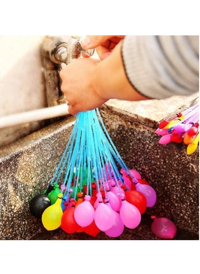 SKY-TOUCH 111 pieces/bag Colorful Water Balloons Rapid-Filling Self-Sealing, Easy Fill for Outdoor Family,Party, Friends, Children's Summer Fun  - Image 3