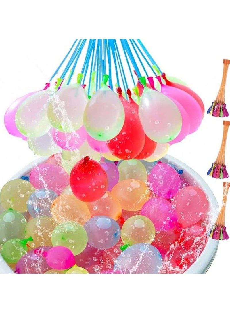 UREVO 111 pieces/bag Colorful Water Balloons Rapid-Filling Self-Sealing, Easy Fill for Outdoor Family,Party, Friends, Children's Summer Fun - Image 5