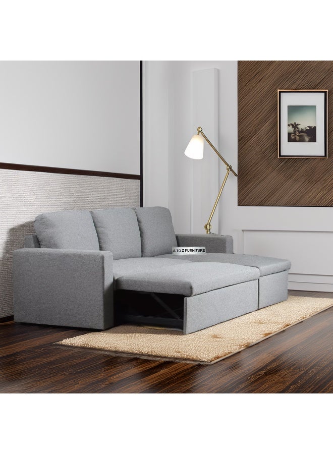 Versa Nest Sofa Bed with Storage in Grey