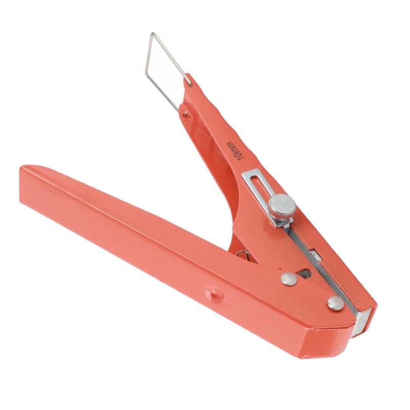 Hole Punch: 10mm Adjustable Iron Hole Puncher - Effort Saving Ergonomic Design Craft Hole Punch for DIY Crafting Office Paper PVC Cardboard Projects - Image 3