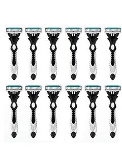 DORCO Pace6 6Blades Disposable Men'S Razor 10+2 (1Dozen) 