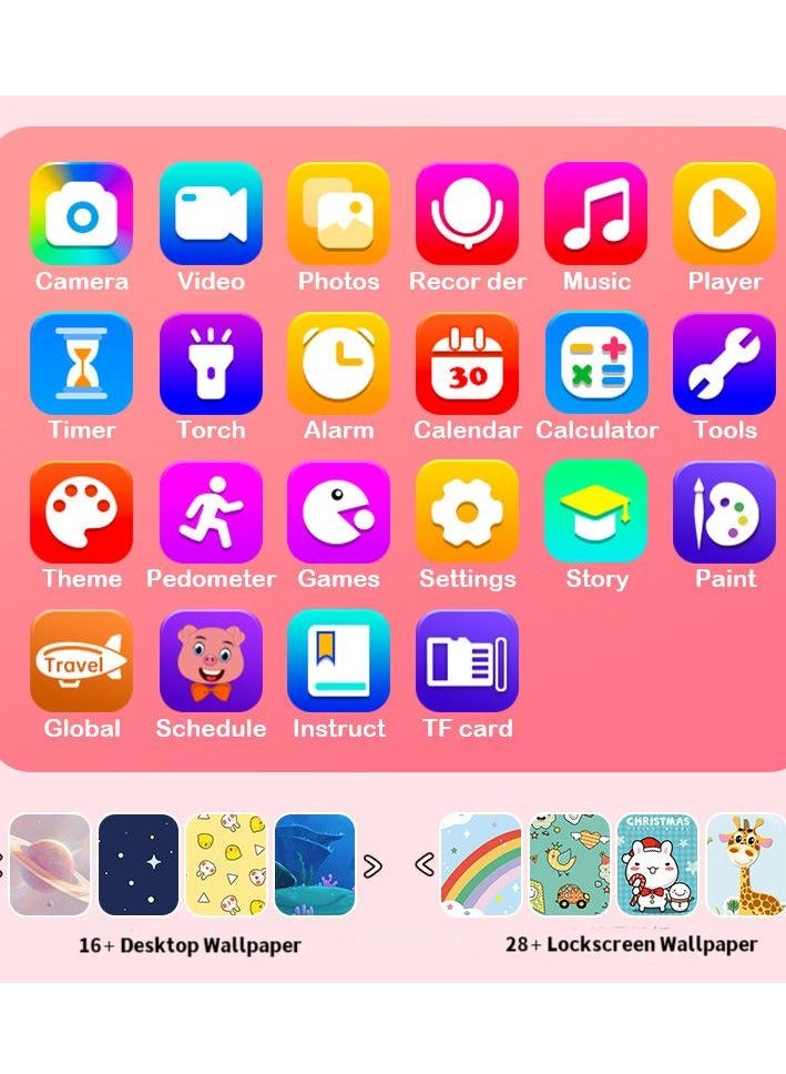 Kids Smart Phone Gifts Toys for Girls Boys aged 3-8, Toddler Learning Toys with Unicorn Educational Games, with 8G SD Card  - Image 5