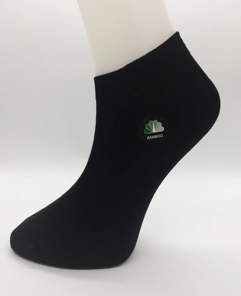 سيهو سوكس Premium Black 6 Pairs Seamless Bamboo Extra Soft Women's Booties Socks