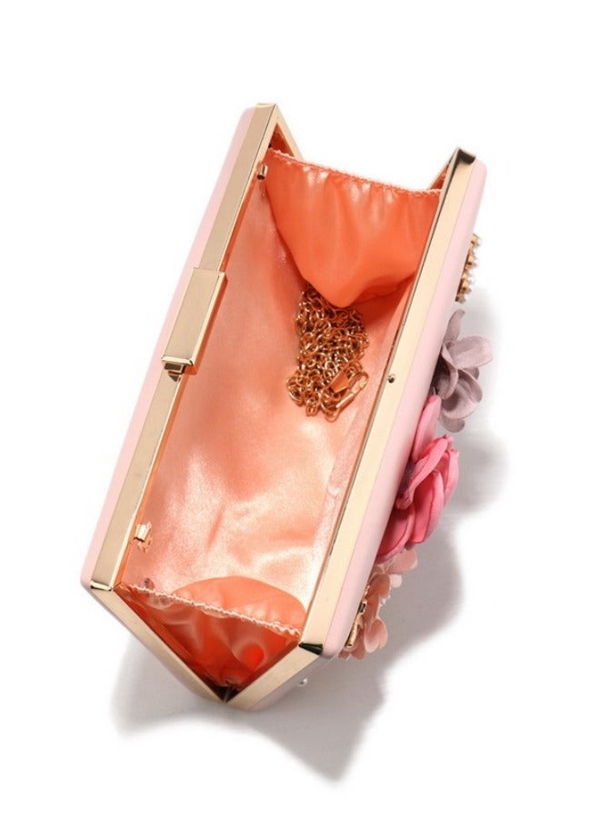 Evening Bag for Women - Flower Wedding Evening Clutch Purse Bride Floral Clutch Bag - Image 5