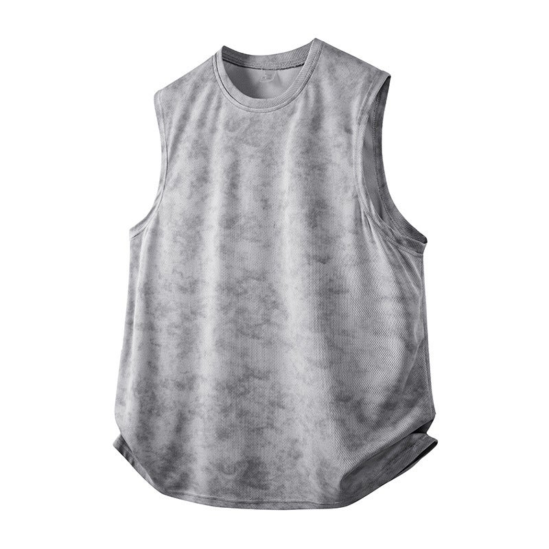 M-8Xl Waistcoat Vest Men'S Summer Ice Silk Large Size Plus Fat Plus Quick-Drying Sports Fitness Sweatshirt Boys Ice - Image 2
