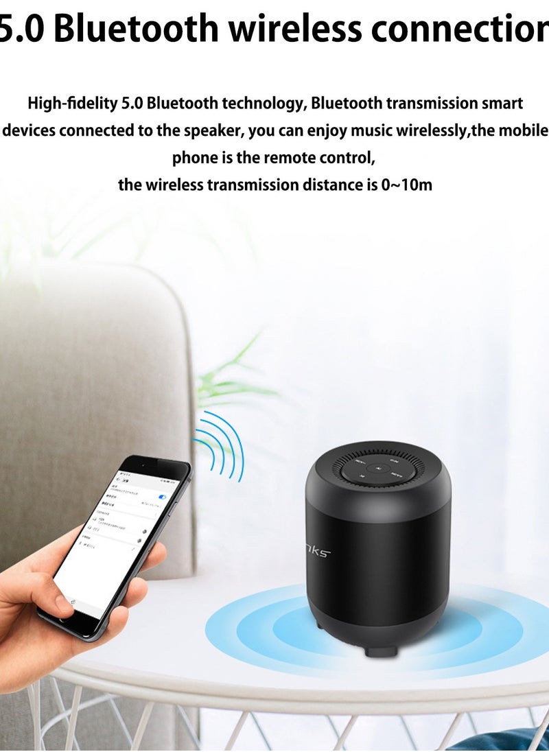 BONKS Speaker Intelligent Artificial Voice Control Card Small Audio Mobile Phone Desktop Computer Wireless bluetooth Speaker  - Image 2