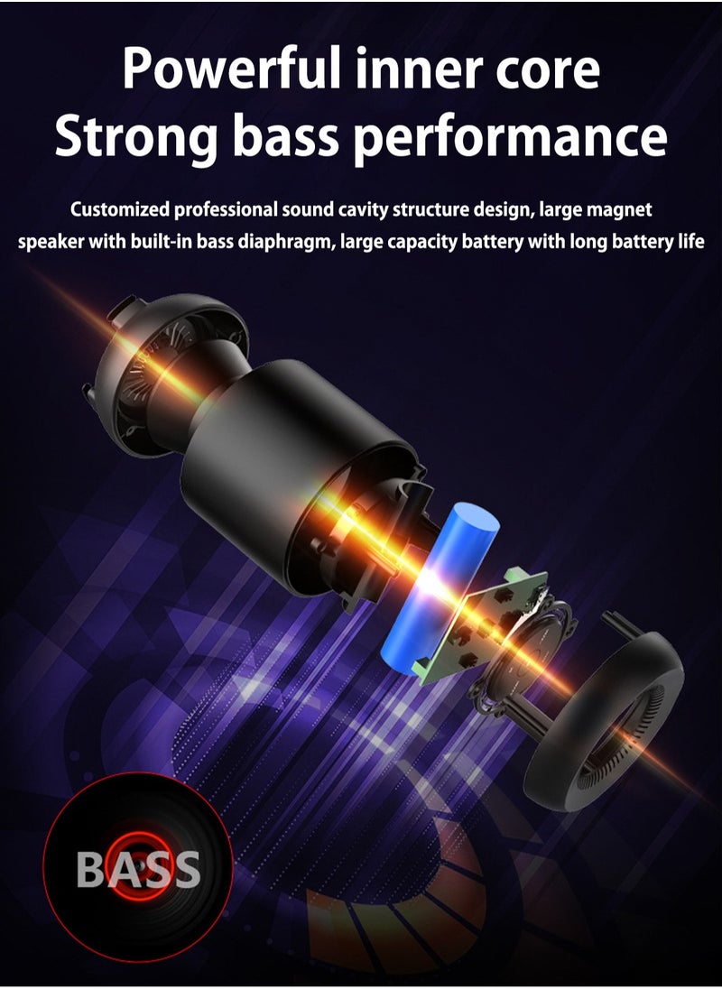BONKS Speaker Intelligent Artificial Voice Control Card Small Audio Mobile Phone Desktop Computer Wireless bluetooth Speaker  - Image 5
