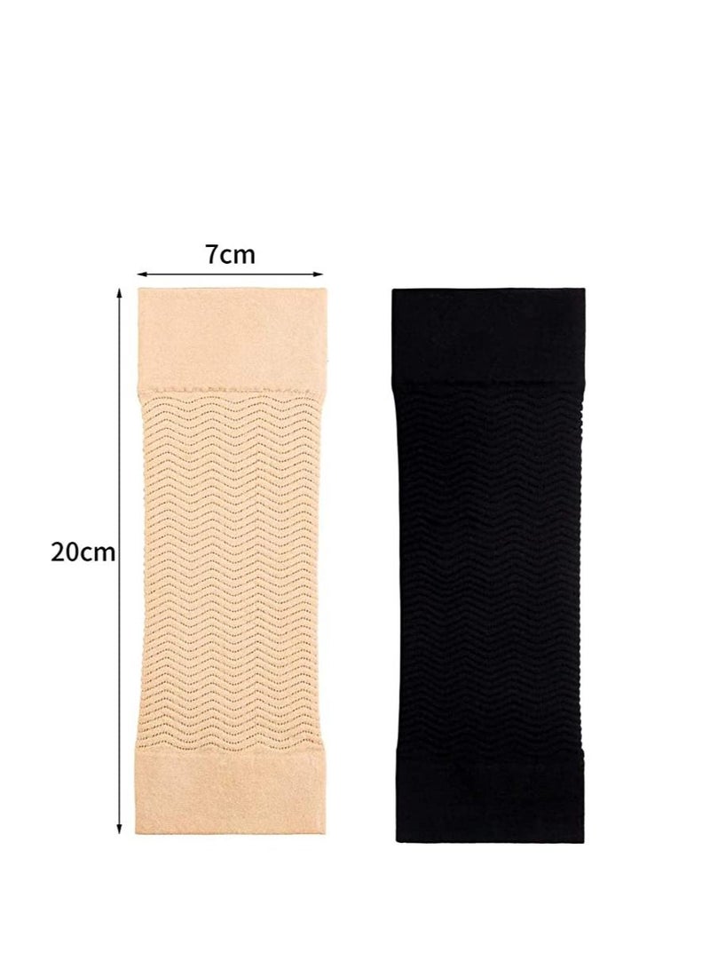 6pcs Elastic Upper Arm Compression Arm Shapers Arm Shaper Workout Fitness for Women Girls Free Size - Image 4