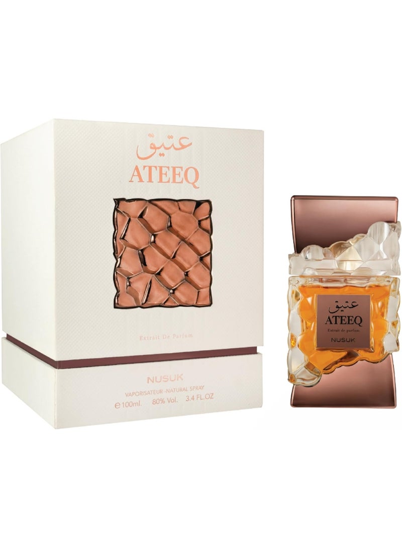 نسك عطر نوسوك عتيق للرجال - 100 مل | ماء عطر يدوم طويلاً | نفحات من الحمضيات والتوابل والأخشاب | عطر رجالي فاخر وجريء - Image 5