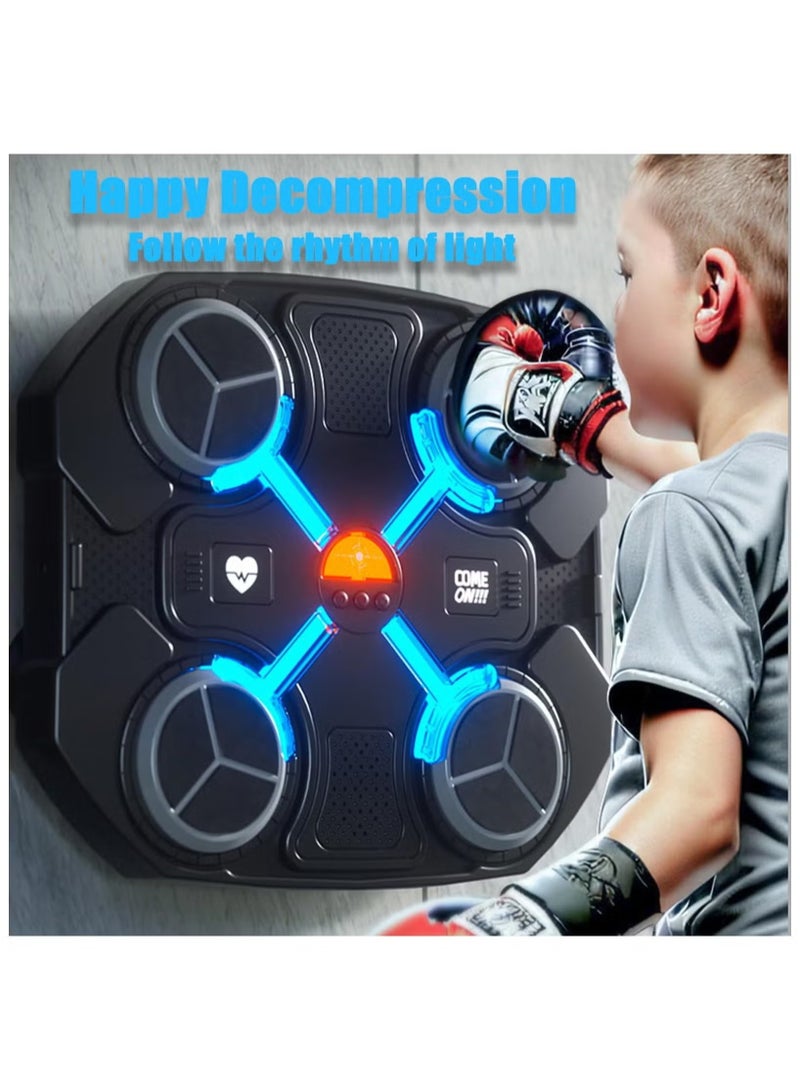 Generic Music Boxing Machine for Adults and Kid Home Wall Mount Music Boxer Electronic Smart Agility Training Boxing Target Pads Boxing Machine for Improve Fight Reaction  - Image 2