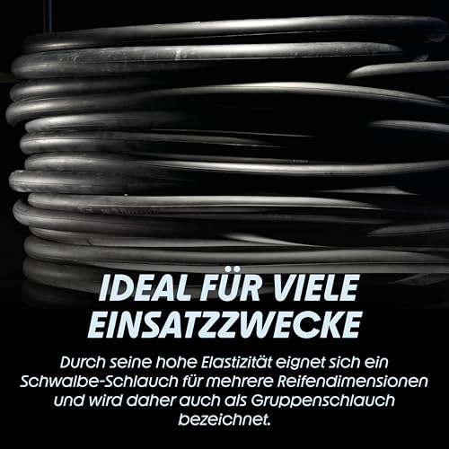 Schwalbe SV17 Presta Extra Long Valve 700C Inner Tube - Black, 28 Inch - Image 3