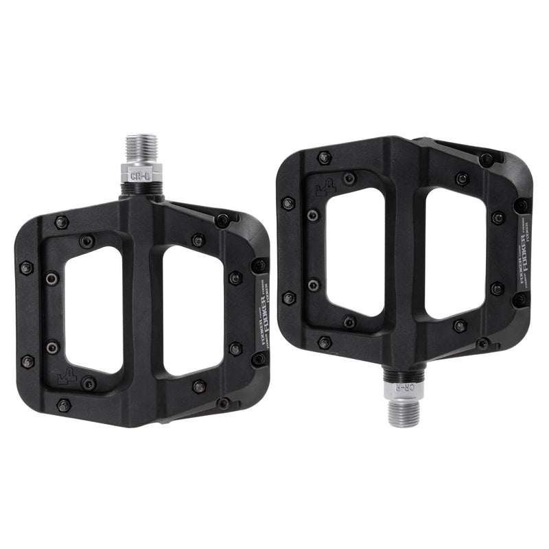 FOOKER MTB Pedals Mountain Bike Pedals 3 Bearing Non-Slip Lightweight Nylon Fiber Bicycle Platform Pedals for BMX MTB 9/16" - Image 2