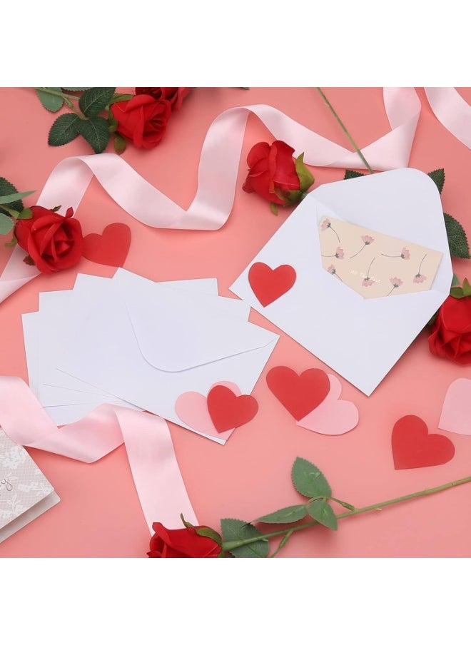 KCDMBUE 100 Pack Kraft 4x6 Envelopes with Contour Flap, Perfect for Invitations, Weddings, Announcements, Baby Showers, RSVP Cards, Greeting Cards, 120gsm Thick, 4.5 x 6.4 Inches, 100% Recycled Paper (White)  - Image 5