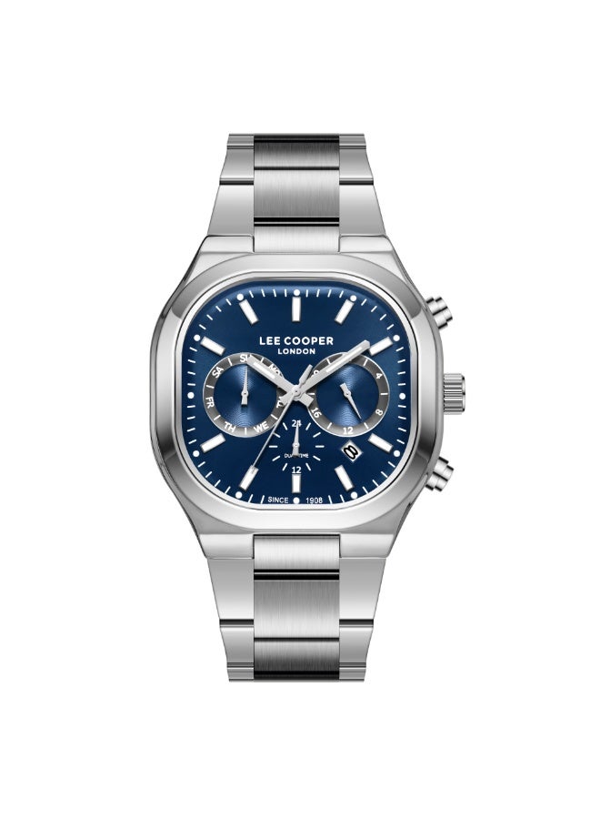 Lee Cooper ساعة معدنية متعددة الوظائف للرجال LC08169.390 - 42X47 مم - Image 1