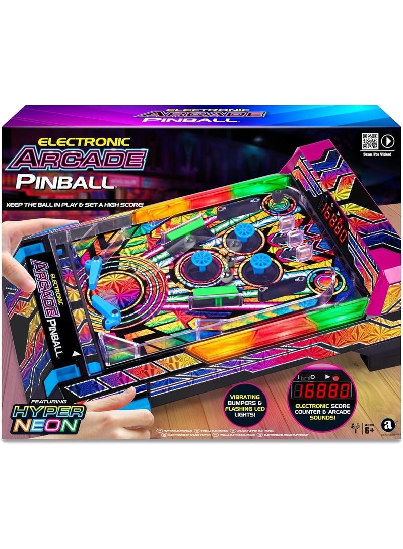 Ambassador Electronic Arcade Pinball (Hyper Neon Series) (GA2001HB) - Image 1