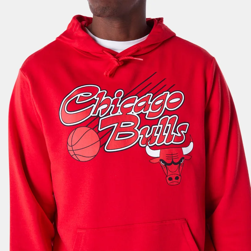 NEW ERA Men's NBA Chicago Bulls Script Hoodie