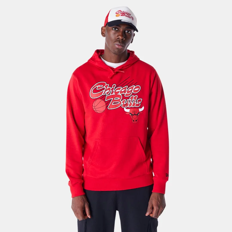 NEW ERA Men's NBA Chicago Bulls Script Hoodie