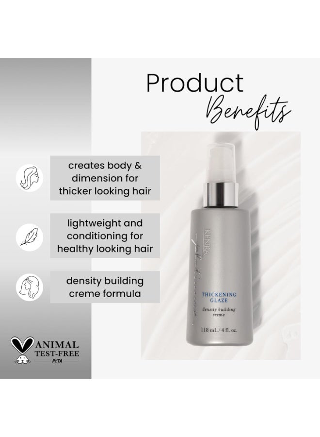 Kenra Platinum Thickening Glaze | Volumizing Styler | Adds Fullness & Body | Lightweight Conditioning | Density Building For Thick, Healthy-Looking Styles | All Hair Types - Image 2
