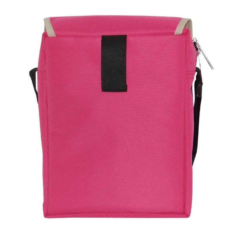 ACM Flip Soft Padded Shoulder Sling Bag Compatible with Samsung Galaxy Tab A7 Lite Carrying Case Dark Pink - Image 4