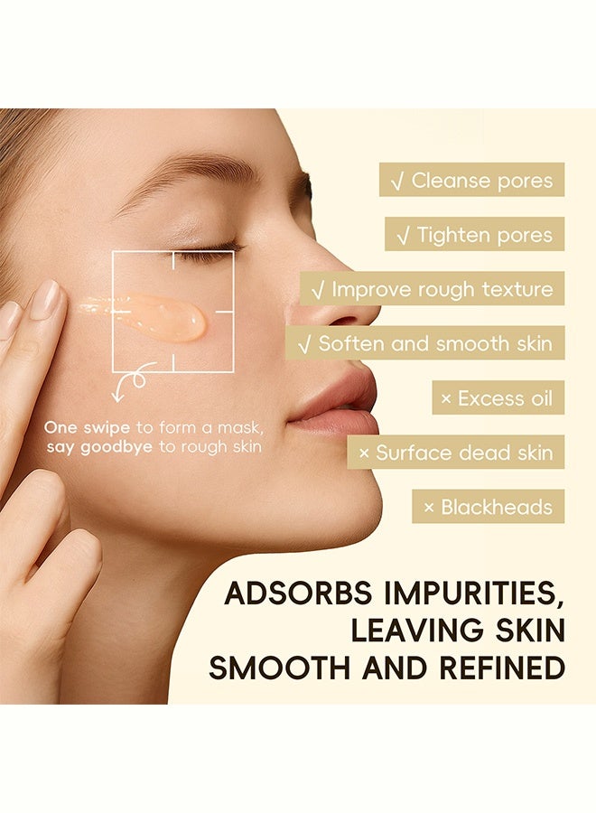 Laikou Korea Snail Peel Off Mask, with Collagen Niacinamide & Hyaluronic Acid, Deep Cleansing & Brightening Face Mask for All Skin Types, 50g - Image 4