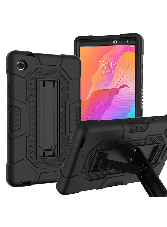 اس-توب جراب لهاتف Huawei MatePad T8 بلون متباين Robot B3 جراب هجين من السيليكون للكمبيوتر اللوحي مع حامل - Image 1