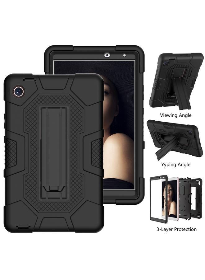 اس-توب جراب لهاتف Huawei MatePad T8 بلون متباين Robot B3 جراب هجين من السيليكون للكمبيوتر اللوحي مع حامل - Image 5