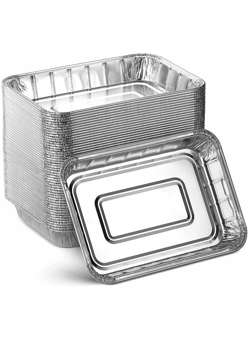 25 Pack of Aluminum Foil Grill Drip Pans - Image 1