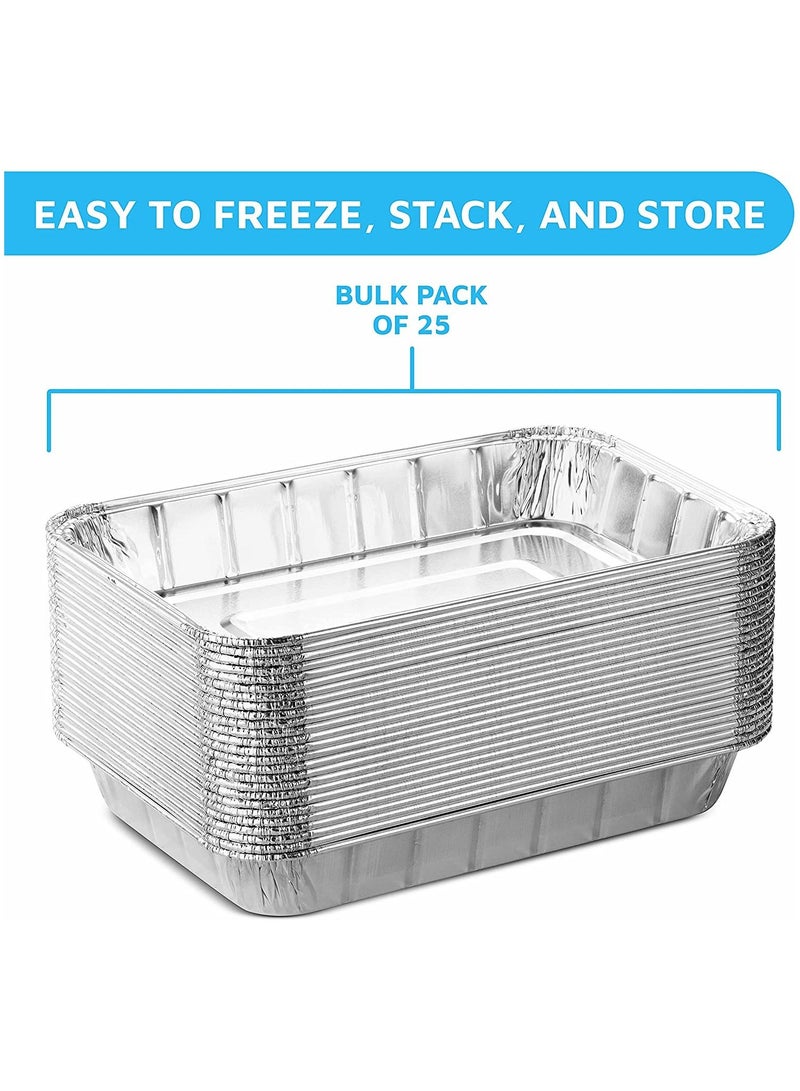 25 Pack of Aluminum Foil Grill Drip Pans - Image 5