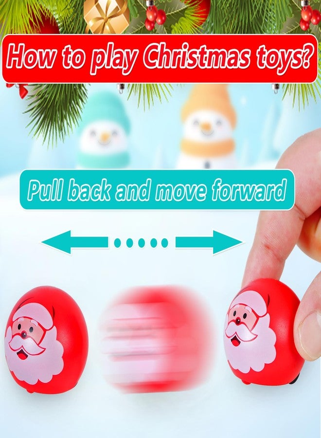 Shitailu Christmas 24Pcs Pull Back Cars Toys, Christmas Stocking and Basket Stuffers Figure Cars Toys for Kids, Fillers Gifts Xmas Party Favors Goodie Bag Fillers Hunt Party Game Prize - Image 5
