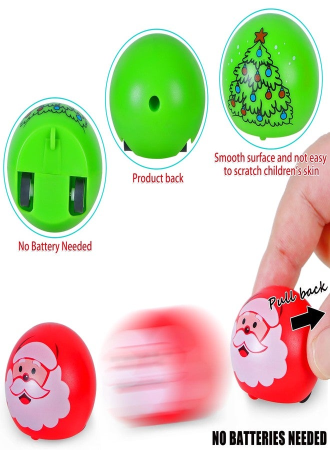 Shitailu Christmas 24Pcs Pull Back Cars Toys, Christmas Stocking and Basket Stuffers Figure Cars Toys for Kids, Fillers Gifts Xmas Party Favors Goodie Bag Fillers Hunt Party Game Prize - Image 4