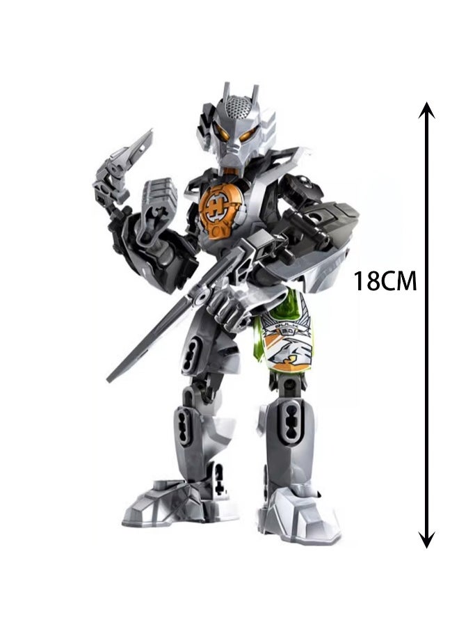 Children's Small Particle Educational Assembly Toy Model Hero Factory Giant Building Block Robot  - Image 2