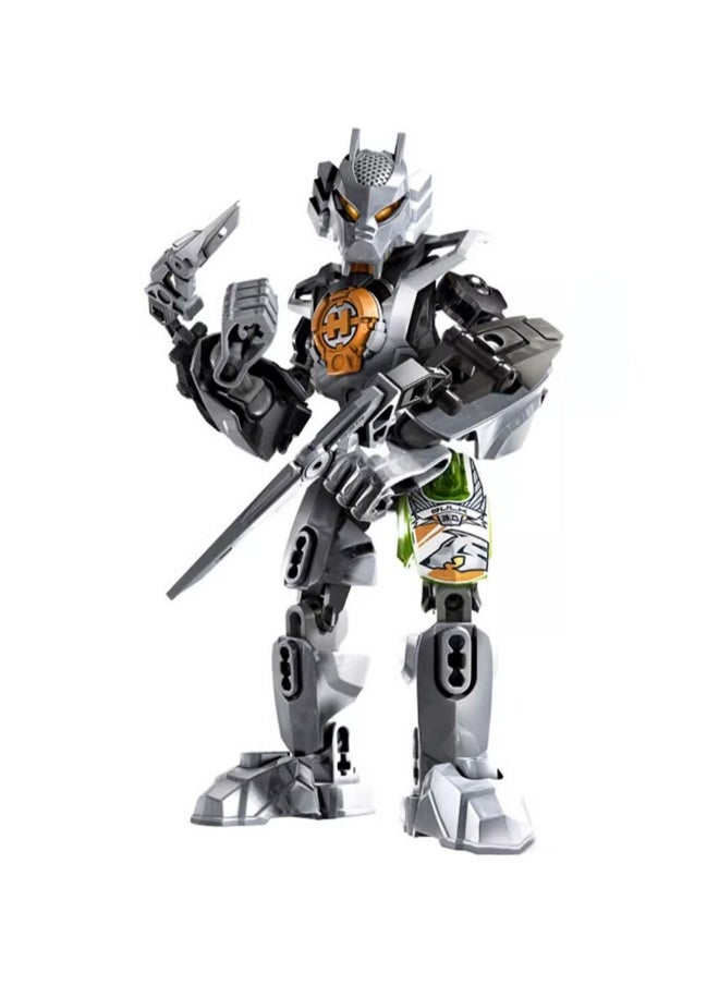 Children's Small Particle Educational Assembly Toy Model Hero Factory Giant Building Block Robot  - Image 1