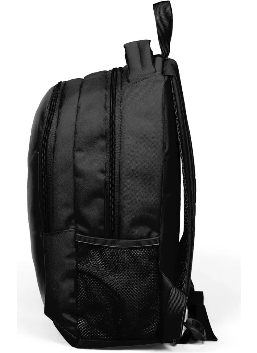 كورال هاي Kids Black Three Compartment Backpack 14398