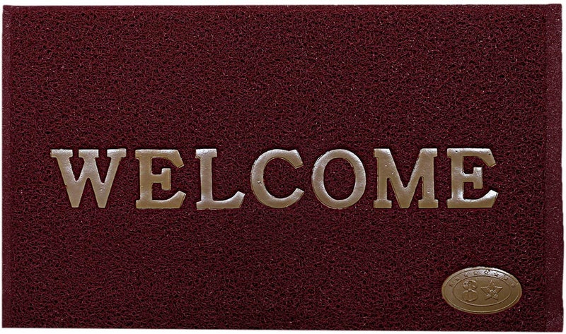 BENAVJI Rubber 16X24 Inch Maroon PVC Water Absorbing Front Rectangular Door Mats for Home Entrance Large | Door Matsrugs for Office, Bedroom & Kitchen | Anti Slip Paydan/Foot Mat - Image 4