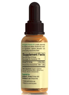 Incognito Child Life Natural Berry Flavor Vitamin D3 30Ml  - Image 2