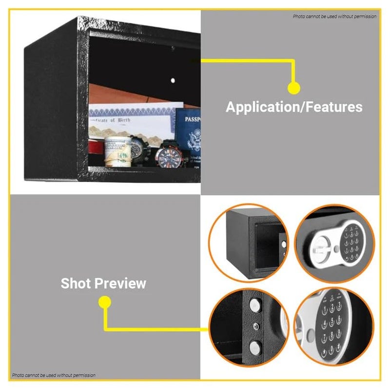 AMMK POWER TOOLS AMMK POWER TOOLS Electronic Digital Cabinet Safe BoX 19L With 6 MONTHS WARRANTY  - Image 3