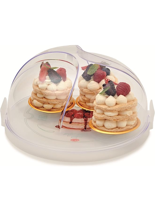 Snips Pastries Keeper, 27 X 26 X 14 Cm Size, Transparent - Image 5