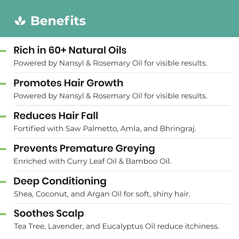 AVIMEE HERBAL زيت شعر كيشبالاف العشبي للرجال والنساء يعزز نمو الشعر ويقلل تساقط الشعر مع زيت إكليل الجبل وزيت الخروع وزيت الأملا وزيت جوز الهند وزيت البهرينجراج خالي من الزيوت المعدنية عبوة من 2 - Image 4