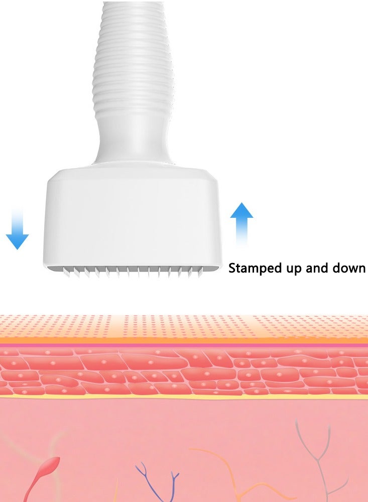 إسكدنيا قلم رولر ميكرونيدل القابل للتعديل للعناية بالبشرة الاحترافية، أداة ديرما من الفولاذ المقاوم للصدأ للوجه والجسم ونمو الشعر واللحية، هدية مناسبة للنساء (0.5 مم) - Image 4
