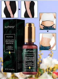 JoyPretty Anti Cellulite Body Slimming Essential Oil Anti Cellulite Firm and Tighten Skin Nourish Skin Body Slim Oil with Natural Ingredients 30ml  - Image 1