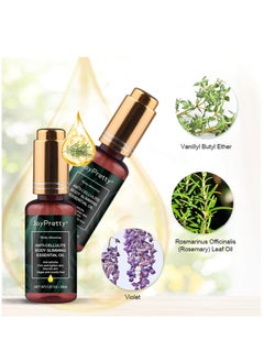 JoyPretty Anti Cellulite Body Slimming Essential Oil Anti Cellulite Firm and Tighten Skin Nourish Skin Body Slim Oil with Natural Ingredients 30ml  - Image 4
