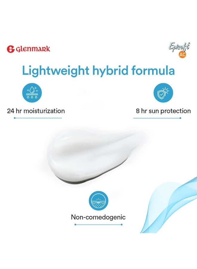 Episoft Ac Lightweight Moisturizer With Microencapsulated Spf 30 Sunscreen|Acne Safe|All Skin Types|Paraben & Fragrance Free|Dermatologist Prescribed|Suitable For Men & Women's|125Gm (pack of 2) - Image 4