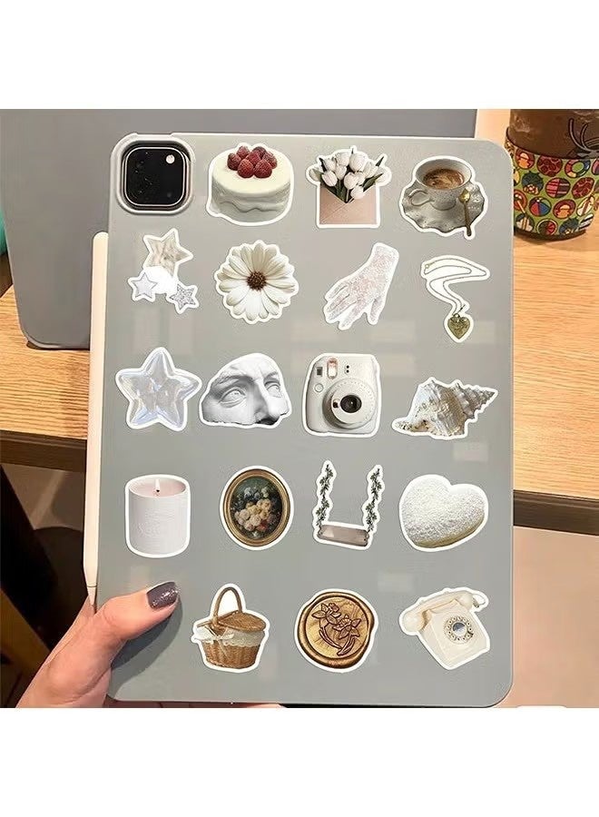 YJ 50 Pcs Vintage Stickers, Aesthetic Stickers for Water Bottle, Laptop, Scrapbook, Journaling, Waterproof Vinyl Stickers for Adults Teens - Image 2