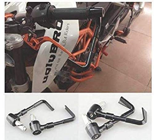 PA Motorbike Lever Guards 7/8" Brake Clutch Lever Protector Hand Guard Black Universal for All Bikes Q-29 - Image 3