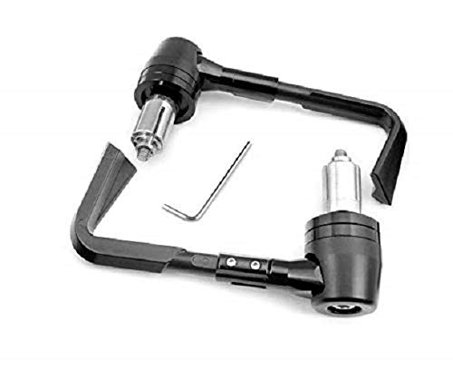 PA Motorbike Lever Guards 7/8" Brake Clutch Lever Protector Hand Guard Black Universal for All Bikes Q-29 - Image 5