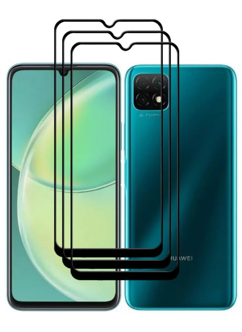 ACLIX 3 Pieces Antistatic ESD Dustproof Premium Quality High Definition Tempered Glass Screen Protector Designed For Huawei nova Y60 - Image 1