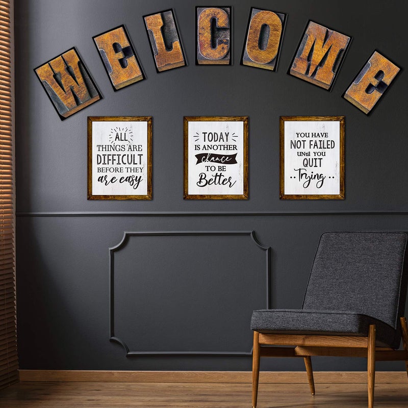 Outus 13 Pieces Industrial Bulletin Board Decorations Set Inspirational Quote Posters Funny Motivational Work Posters with Welcome Letter and Positive Affirmation for School Classroom Decorations - Image 5